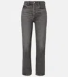 Agolde Black Vintage Boot Jeans In Gray