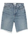 Agolde 90's Mid Rise Loose Shorts In Blue