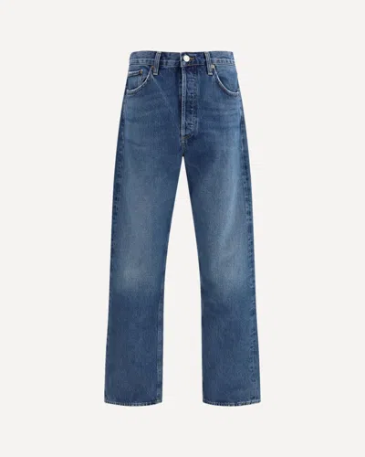 Agolde 90s-inspired Mid-rise Loose-fit Jeans In Blue