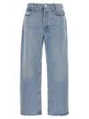 Agolde Low-slung Baggy Jeans In Blue