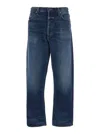 Agolde Blue Washed Jeans In Regenerated Denim In Blue