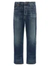 Agolde Blue Washed Jeans In Regenerated Denim In Blue