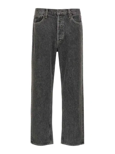 AGOLDE JEANS BOOT-CUT - GRIS