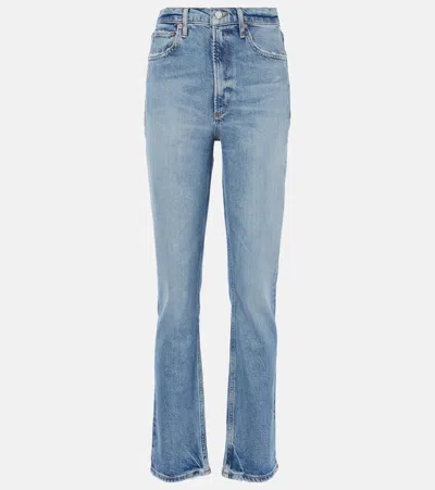 AGOLDE STOVEPIPE HIGH-RISE STRAIGHT JEANS