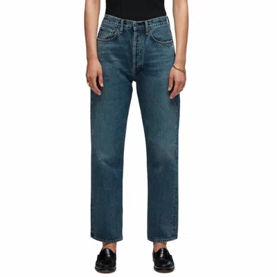 Agolde 90s Mid Rise Loose Fit Jeans In Portrait Blue