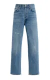 Agolde 90s Mid-rise Straight-leg Jeans In Blue