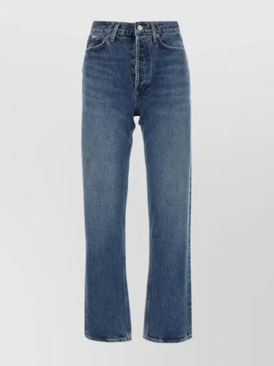 Agolde 90s Pinch Jeans Five-pocket Design In Blue