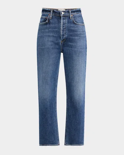 AGOLDE 90S PINCH WAIST CROPPED JEANS