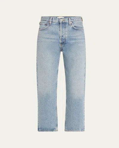 Agolde 90s Pinch Waist Cropped Jeans In Stage