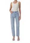Agolde 90s Pinch Waist High Rise Straight In Focus In Blue