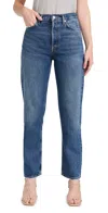 Agolde Riley Straight-leg Jeans In Essence
