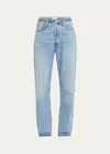 Agolde 90s Pinch Waist Straight-leg High-rise Organic Denim Jeans In Infinite