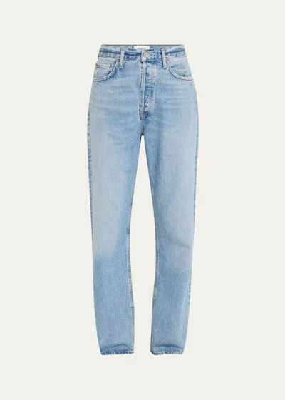AGOLDE 90S PINCH WAIST HIGH-RISE STRAIGHT JEANS