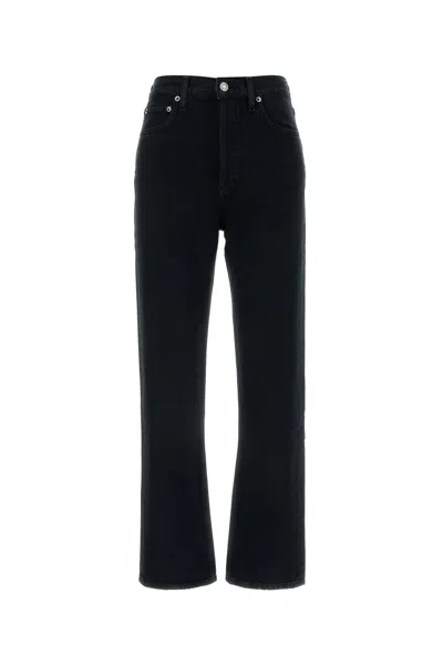 AGOLDE BLACK DENIM 90 S PINCH JEANS
