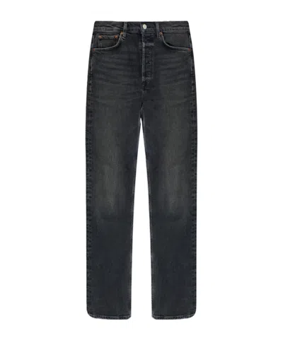 Agolde 90s Pinch Waist Jeans In Black