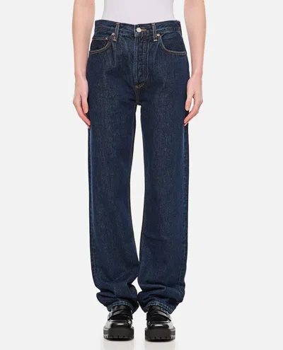 AGOLDE 90S PINCH WAIST LONG IN POLISHED