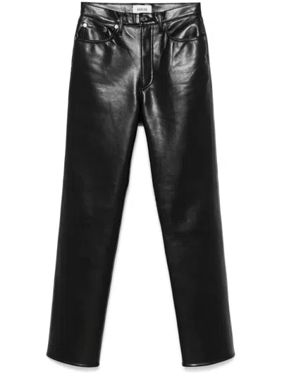 Agolde Recycled Leather 90s Pinch Waist Pants In Multicolor