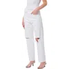 Agolde '90s Ripped Mid Rise Relaxed Straight Leg Jeans