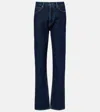 Agolde Mid Rise Kick Boot Jeans In Blue