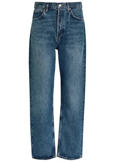 Agolde 90s Straight-leg Jeans In Blue