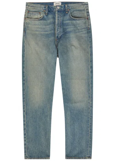 Agolde 90s Straight-leg Jeans In Multi