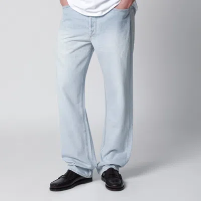 Agolde 90s Straight-leg Mid-rise Jeans In Light Blue Denim