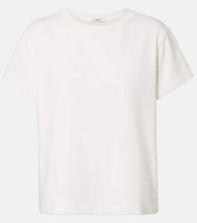 Agolde Adine Cotton Jersey T-shirt In White