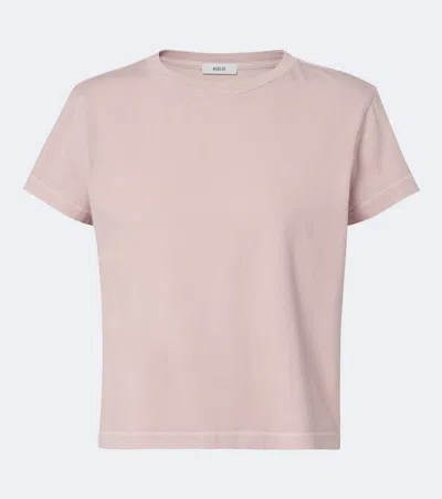 Agolde Adine Shrunken Tee In Wallflower In Pink