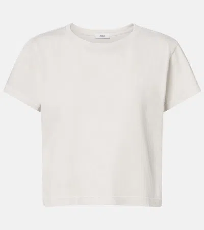 Agolde Adine Cotton Jersey T-shirt In White