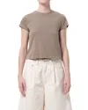 Agolde Adine Tee Shrunken Tee In Trail