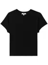 Agolde Drew Round-neck T-shirt In Black