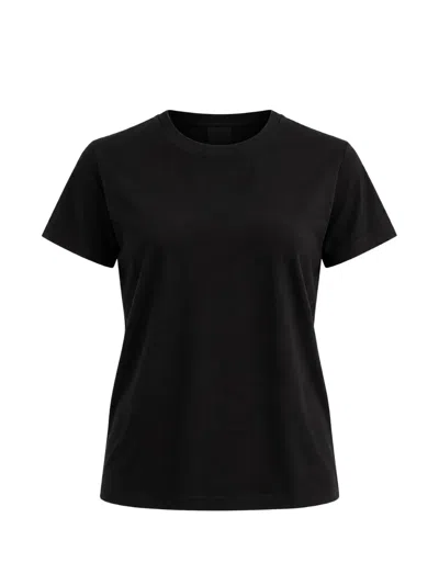 Agolde Adine Crew-neck T-shirt In Black