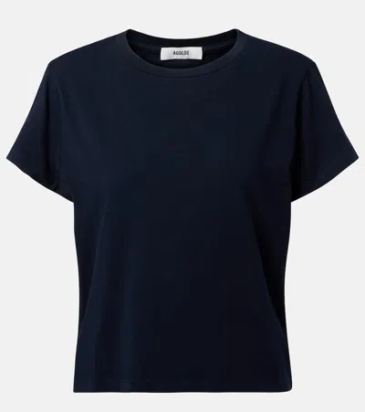 Agolde T-shirt Adine Shrunken Aus Baumwoll-jersey
