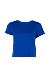 Agolde Adine Shrunken T-shirt In Blue