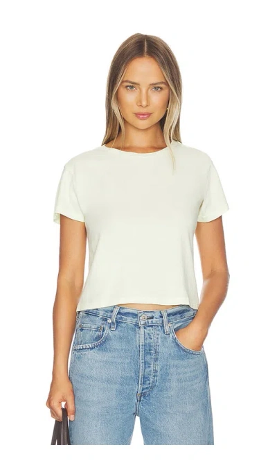 Agolde Adine Tee In White
