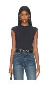Agolde Agata Bodysuit In Black
