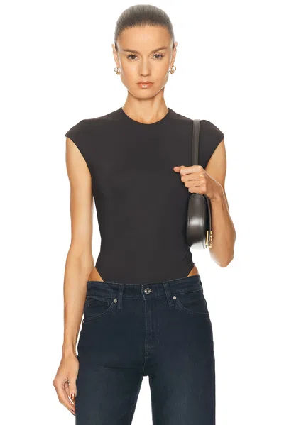 Agolde Agata Bodysuit In Brown