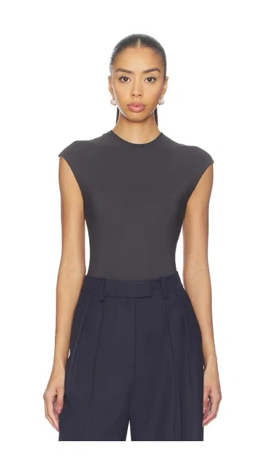 Agolde Agata Bodysuit In Gray