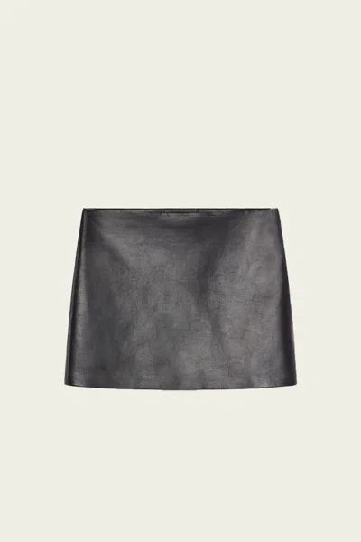 Agolde Agda Mini Recycled Leather In Detox
