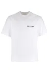 Agolde Short Sleeve Mock Neck In Gallery Print