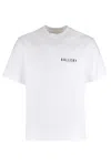 Agolde Short Sleeve Mock Neck In Gallery Print