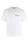 Agolde Short Sleeve Mock Neck In Gallery Print