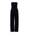 Agolde Agyness Strapless Jumpsuit In Illusion In Black