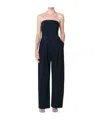 Agolde Agyness Strapless Jumpsuit In Illusion In Blue