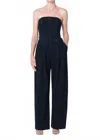 Agolde Agyness Strapless Jumpsuit In Illusion In Blue
