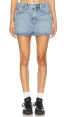 Agolde Alek Mini Skirt In Dwell In Force