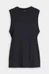 Agolde Amara Crewneck Tee In Nocturne
