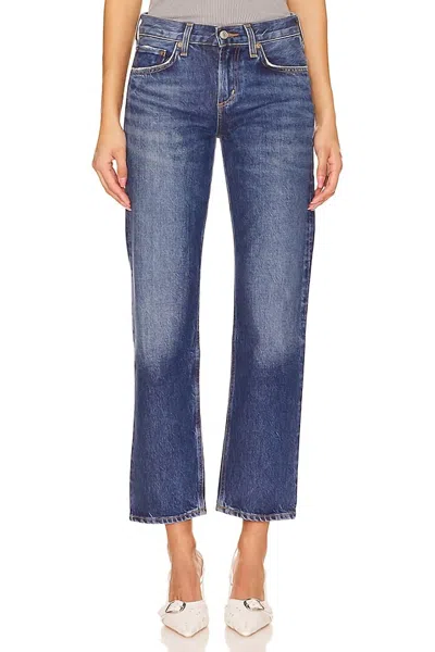 Agolde Amber Low Rise Jeans In Milestone In Multi