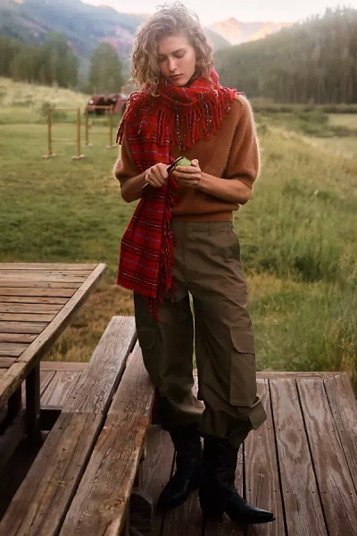 Agolde Ambika 100% Cotton Utility Pants In Brown