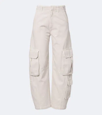 Agolde Ambika Multi-pocket Cargo Pants In Gray